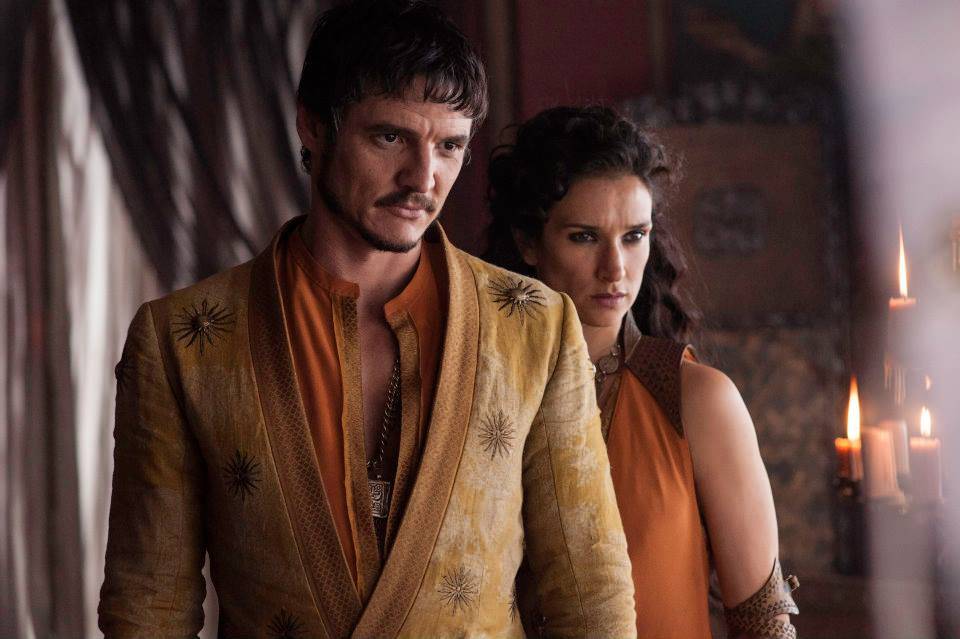 Oberyn Martell and Ellaria Sand portrayed by Pedro Pascal and Indira Varma, new characters this upcoming season.