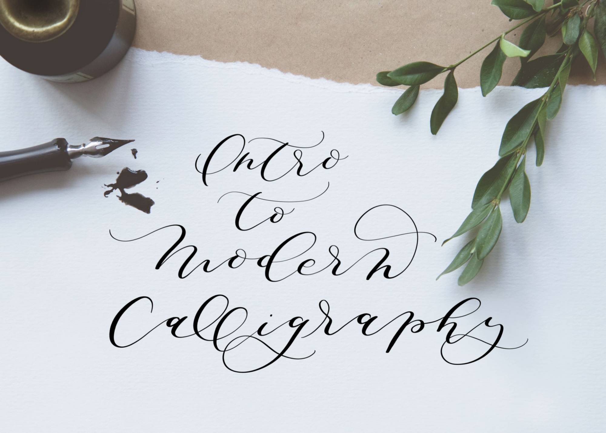 Paper with calligraphy