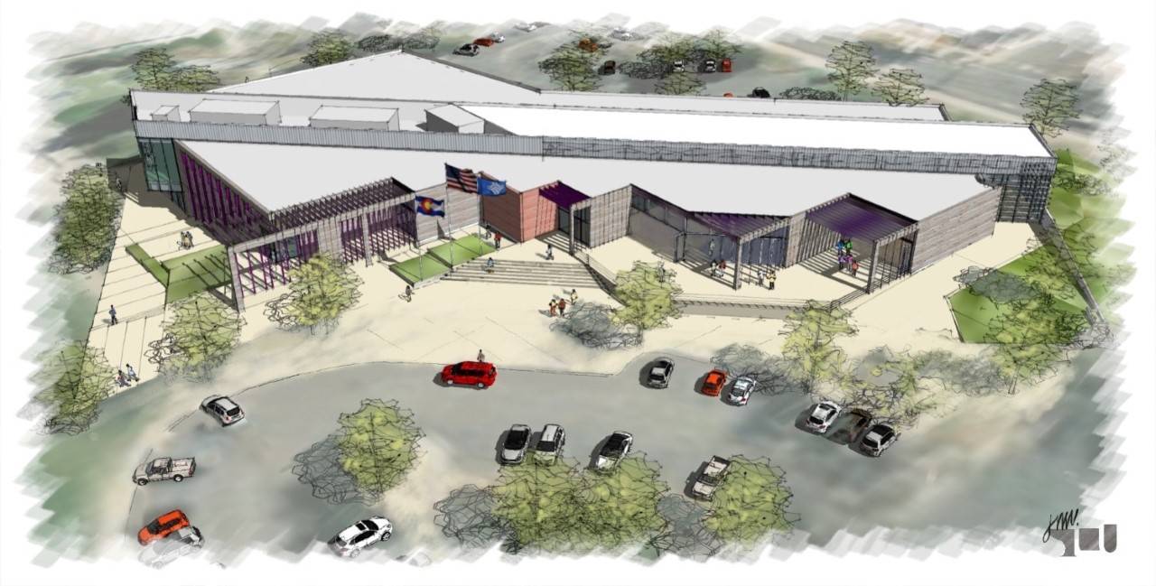 A rendering of the new Thornton Community Center facility.