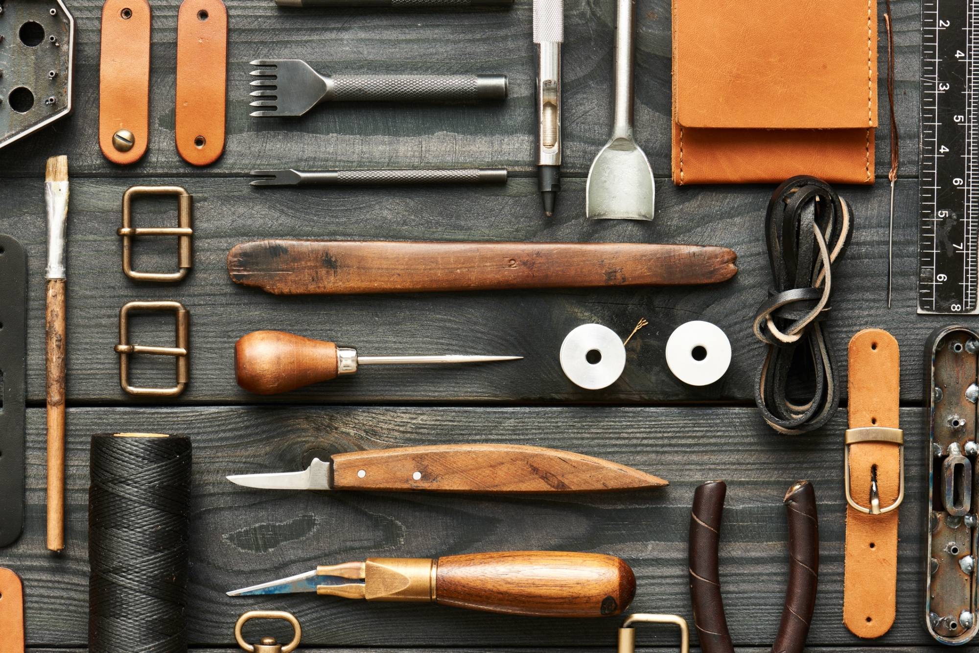 Leather Craft] 10 leather craft tools for beginners / basic