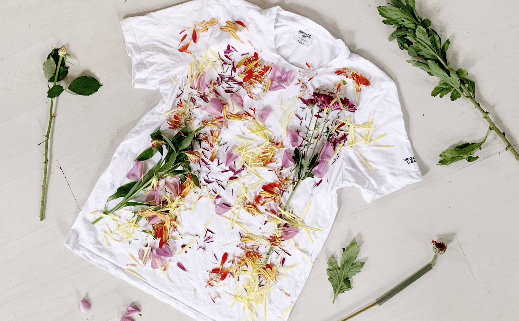 Shirt with flowers