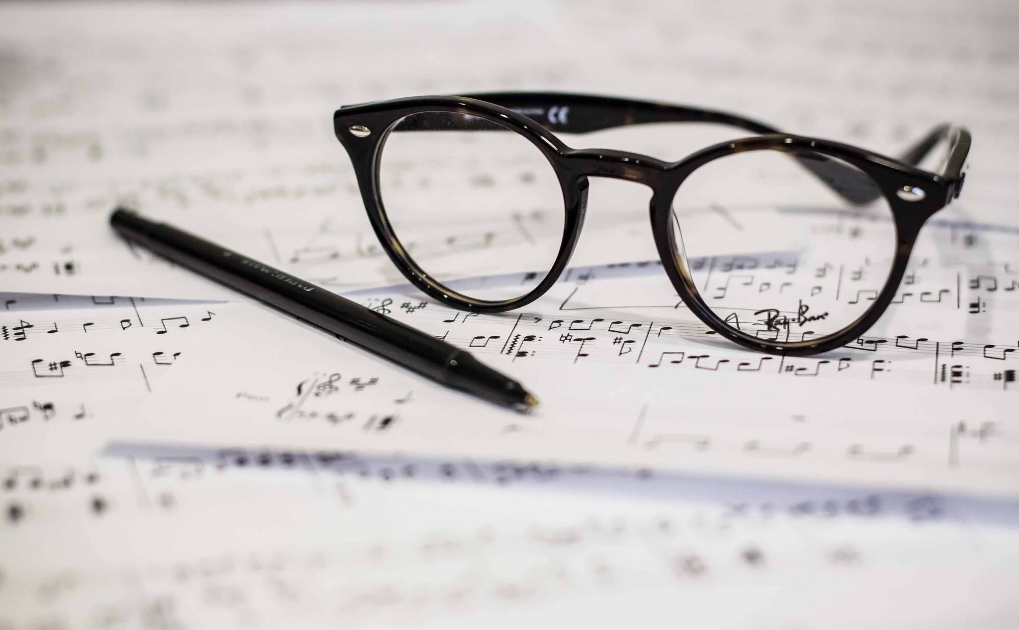 music and glasses