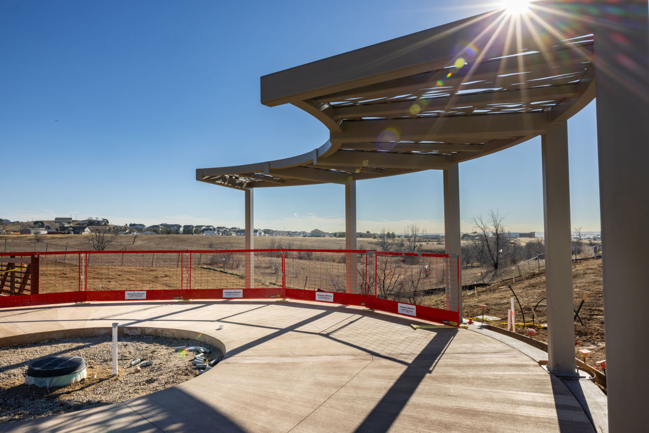 Nature Library designed to emphasize local ecology